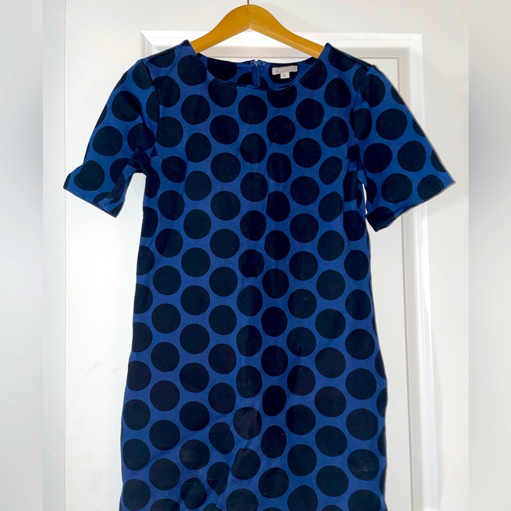 Gap Design and Crafted polka dot shift dress with zip back